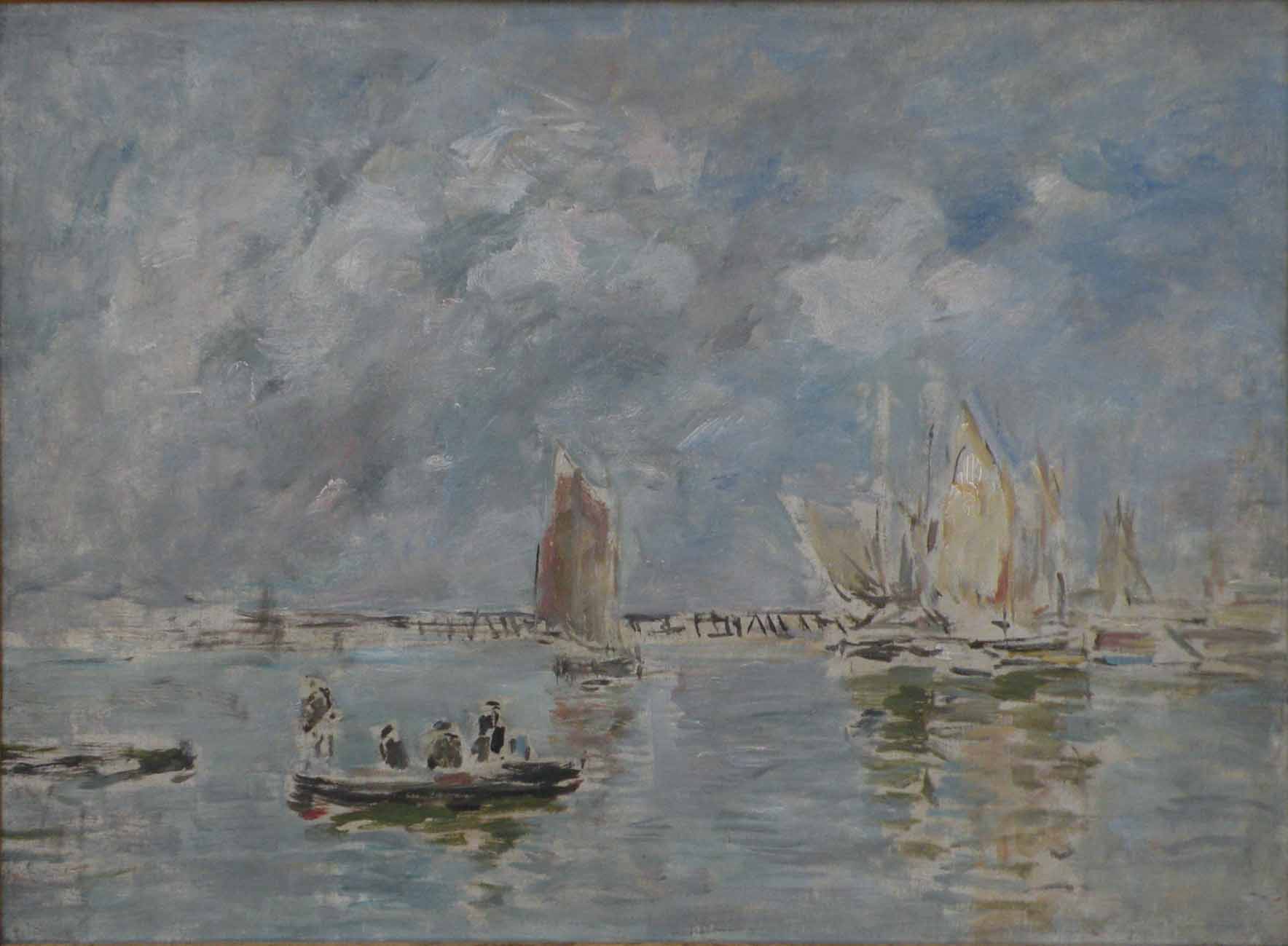 Barques et estacade